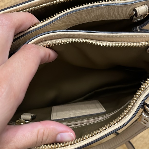 Coach tan/beige Madison Christie Satchel with Crossbody Strap - Picture 5 of 7